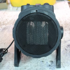 Radiateur céramique cylindrique Mastercraft avec thermostat, 1500 W, bleu