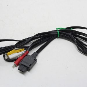 Genuine Nintendo AV Composite Cable for SNES / Gamecube / N64 - OEM, Tested