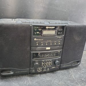 Sharp WQ-CH1000 Portable Boombox Stereo - READ DESCRIPTION -