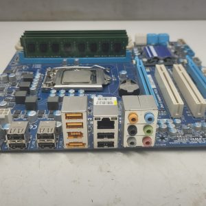 Motherboard GIGABYTE ga-p55m-ud2  with Intel i5-750 and ram
