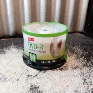 STAPLES DVD-R Recordable Discs 16x Speed 4.7GB 120 Min - 50 discs