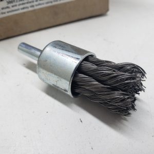 Box of 10x - 3/4" Knot Wire End Brush, .014" Steel Fill (WEILER 10025)
