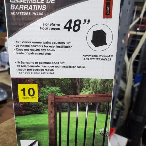 Ensemble de barratins pour rampe de 48" - NEUF -