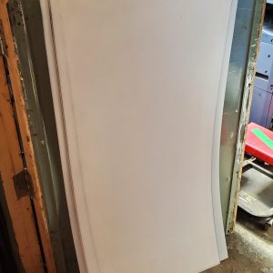 Feuille acrylique blanche mat- Plexiglass matte white   46 3/4x22 3/4 - 1/16