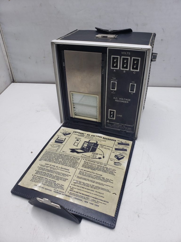 AMPROBE AC Voltage Current Chart Recorder