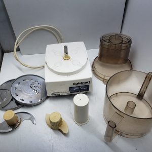 CUISINART DLC-8 Food Processor with accessories - sold as is for parts or repair