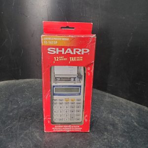 Vintage Sharp EL-1611P Electronic Printing Calculator 12 Digit Tax Function - IN BOX -