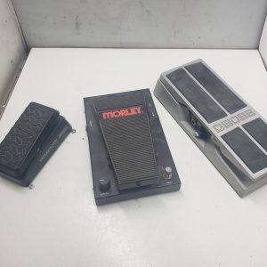 3x pédales de guitare non-fonctionnel (MORLEY PWA, DUNLOP volume x mini, BOSS FV-500h)