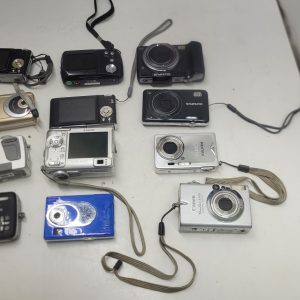 12x untested point & shoot cameras - no charger