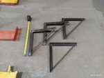 Équerre HEAVY DUTY 15"  x 15" (pas peinturée, pour atelier ou style industriel)