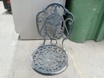 Dossier de chaise de jardin en aluminium pour projet 14-1/2" de diamètre x 19" de haut