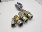 Lot de 4x raccords fitting pneumatique 1/2" - commercial industriel