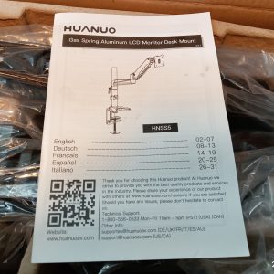 Gas Spring Aluminum LCD Monitor Desk Mount HNSS5