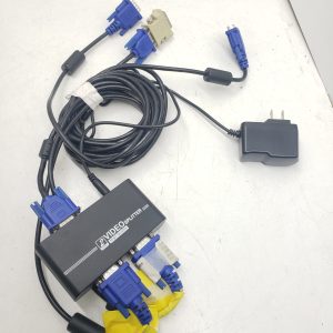 Multiplicateur de ports VGA amplifié - VGA splitter 1 in - 2 out