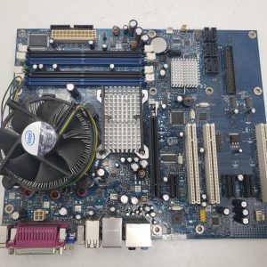 INTEL desktop board dg965wh motherboard with CPU and heatsink