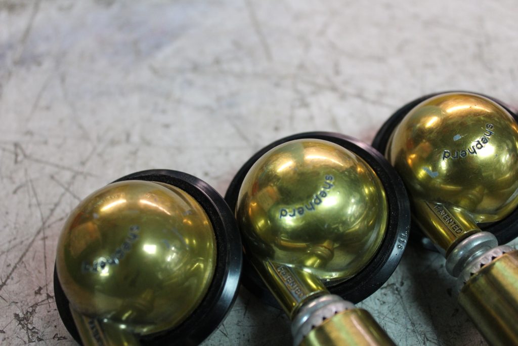 Wheels set of 4 - SHEPERD Ball Casters - Vintage Mid-Century