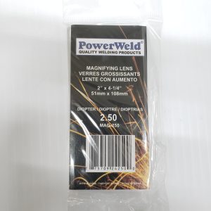 PowerWeld Magnifiying Lens MAG-250 (2 x 4-1/4 Magnifier Lens - 2.5x)