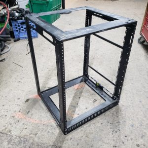 Petit cabinet - rack en métal pour équipement audio - informatique rackmount