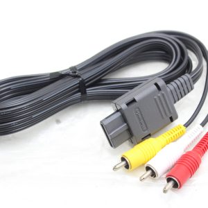 New NOS Official ORIGINAL OEM Super Nintendo N64 Gamecube SNES AV RCA Cable
