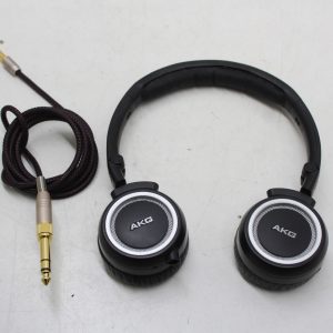 AKG K451 Wired On-Ear Foldable Headphones with cable + 1/4'' adapter