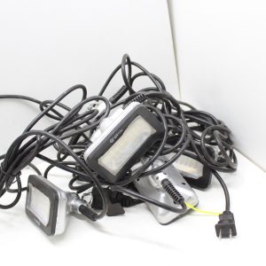 Linkable 50ft LED Construction Work Light with 5 Light Heads, 5000 Lumen