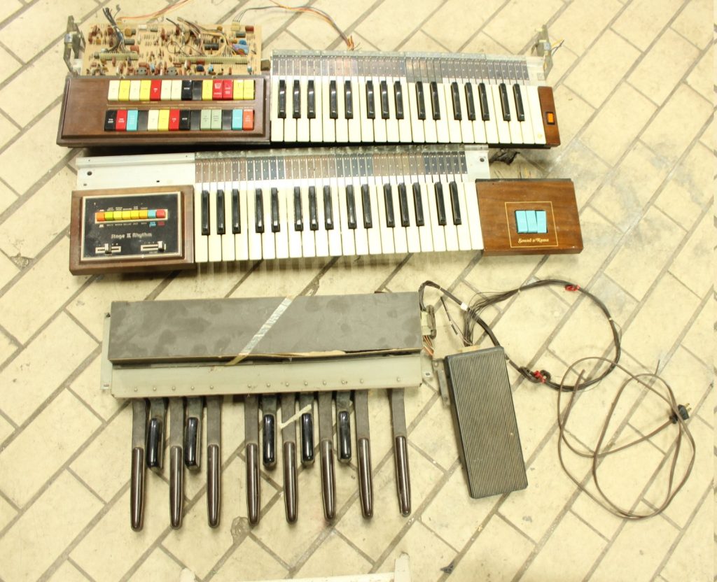 Hammond Stage 2 Rhythm (70’s) Organ main parts- for project
