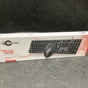 Tecnii TC220 Combo Clavier et souris avec filage - NEUF -