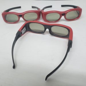 Lot de 3x lunettes 3D - X1031 enfant (Small-sized Cinema 3D Glasses)