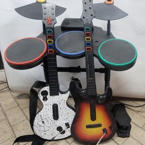 Kit guitar hero playstation 3 [drum + 2 guitars]