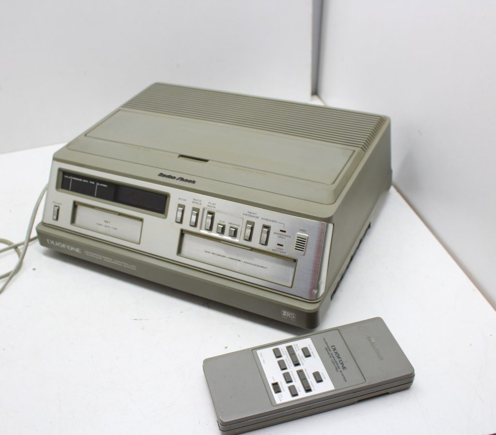 Vintage - RADIO SHACK Duofone TAD-150- cassette messages machine