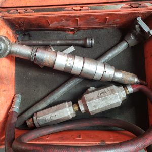 CLECO 3438 Pneumatic Torque Controlled Rolling Motors with Hardcase