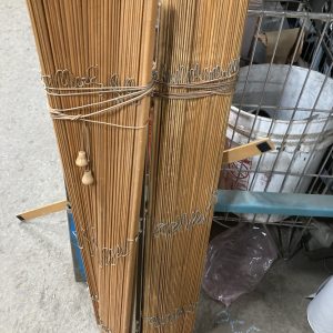 Lot de 2 store en bois vintage 36" x 50"