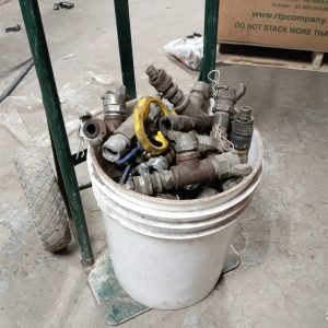 Lot de fittings, quick connects et valves (air compresseur 1/2", industriel)