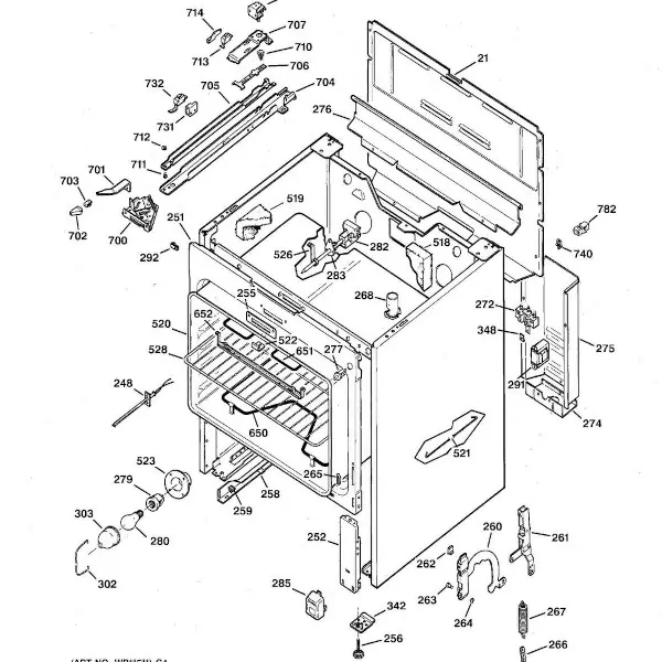 Range - stove - oven parts
