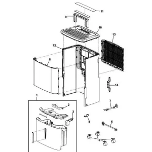 Pièces de déshumidificateur