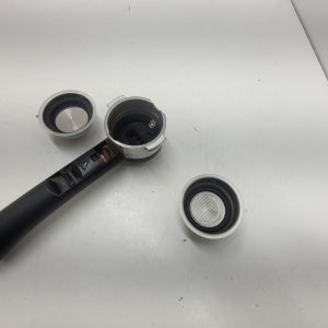 DeLonghi Espresso portafilter with two cups