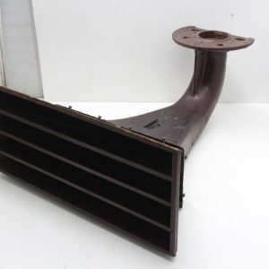 Antique Victor Victrola Horn Right Angle Cast Iron Metal & Wood 15x6.5x16.5''
