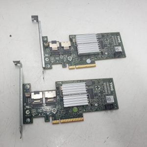 Lot of 2x Dell PERC 47MCV H200 6Gb PCI-e SAS SATA 8-Port Raid Controller 047MCV