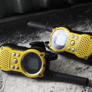 MOTOROLA K7GT9500 pair of Walkie Talkie - no charger - AS IS