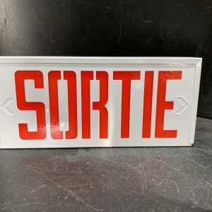 Enseigne de SORTIE à DEL