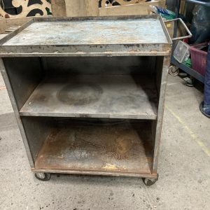 Étagère de travail en métal sur roulettes 30" x 20" x 36"