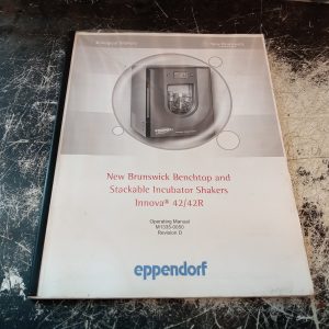 New Brunswick Benchtopand Stackable Incubator Shakers Innova 42/42R Operating Instruction Manual