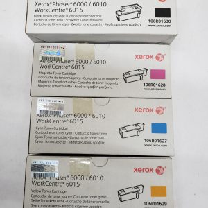 Lot of 4x genuine XEROX cartridge for Phaser 6000 / 6010 / 6015 - Black-Cyan-Yellow-Magenta