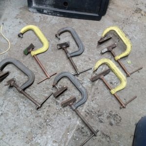 Serres - c-clamps pour le travail du métal - soudure