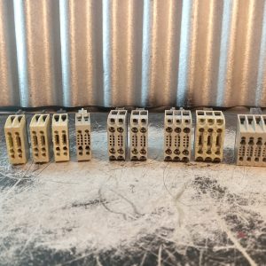 9pcs DIN Rail-Mounted Terminal Block Connector