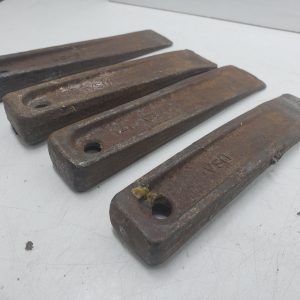 Lot de 4x coins - wedge en acier 6" x 1-1/4" (WG-6 6-Inch Set Up Wedge)