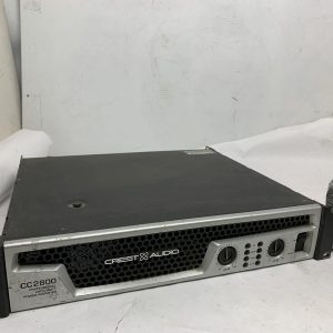 Crest Audio CC 2800 Professional Power Amplifier - ONLY LEFT SIDE WORKS