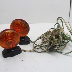 Vintage 2 AUTO LAMP 567 SAE-I-STP-67 Red and Orange Complete