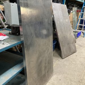 Nexel 2 surfaces de table en stainless workbench 60" x 30" x 2" - Manque pattes -