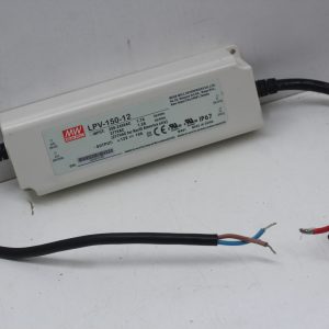 Mean Well LPV-150-12 150W 12V 10A LED Power Supply IP67- AS IS